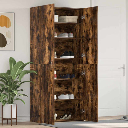 Shoe Cabinet Multicolour 80 x 35.5 x 180 cm Engineered wood