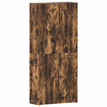 Shoe Cabinet Multicolour 80 x 35.5 x 180 cm Engineered wood
