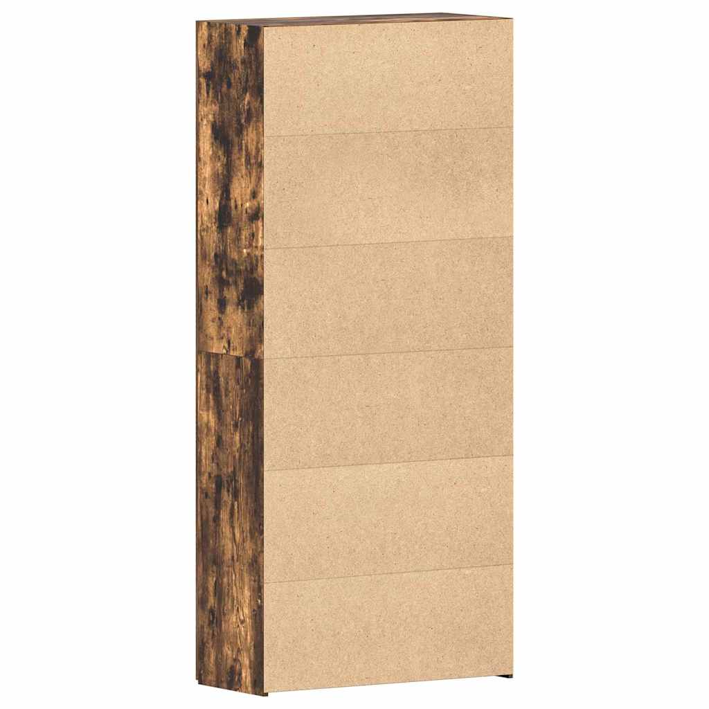 Shoe Cabinet Multicolour 80 x 35.5 x 180 cm Engineered wood