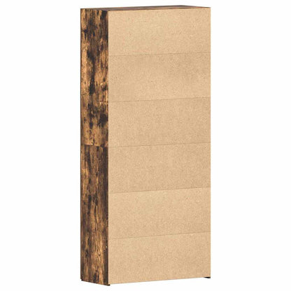 Shoe Cabinet Multicolour 80 x 35.5 x 180 cm Engineered wood