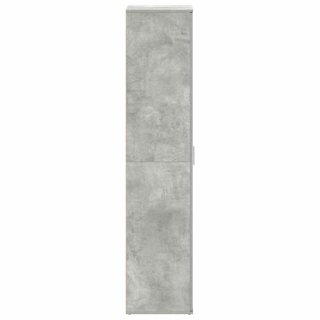 Shoe Cabinet with Door Grey 80 x 39 x 180 cm Engineered wood