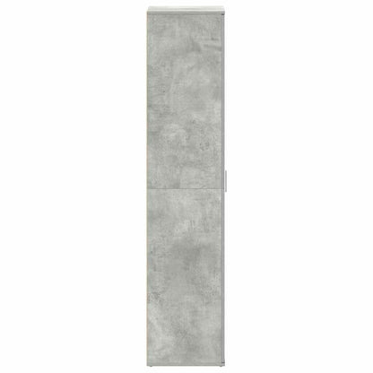 Shoe Cabinet with Door Grey 80 x 39 x 180 cm Engineered wood