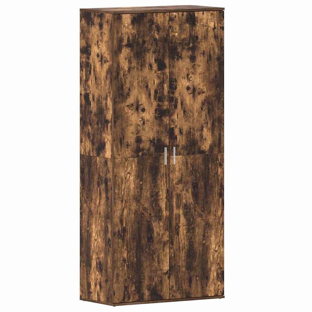 Shoe Cabinet with Door Brown 80 x 39 x 180 cm Engineered wood