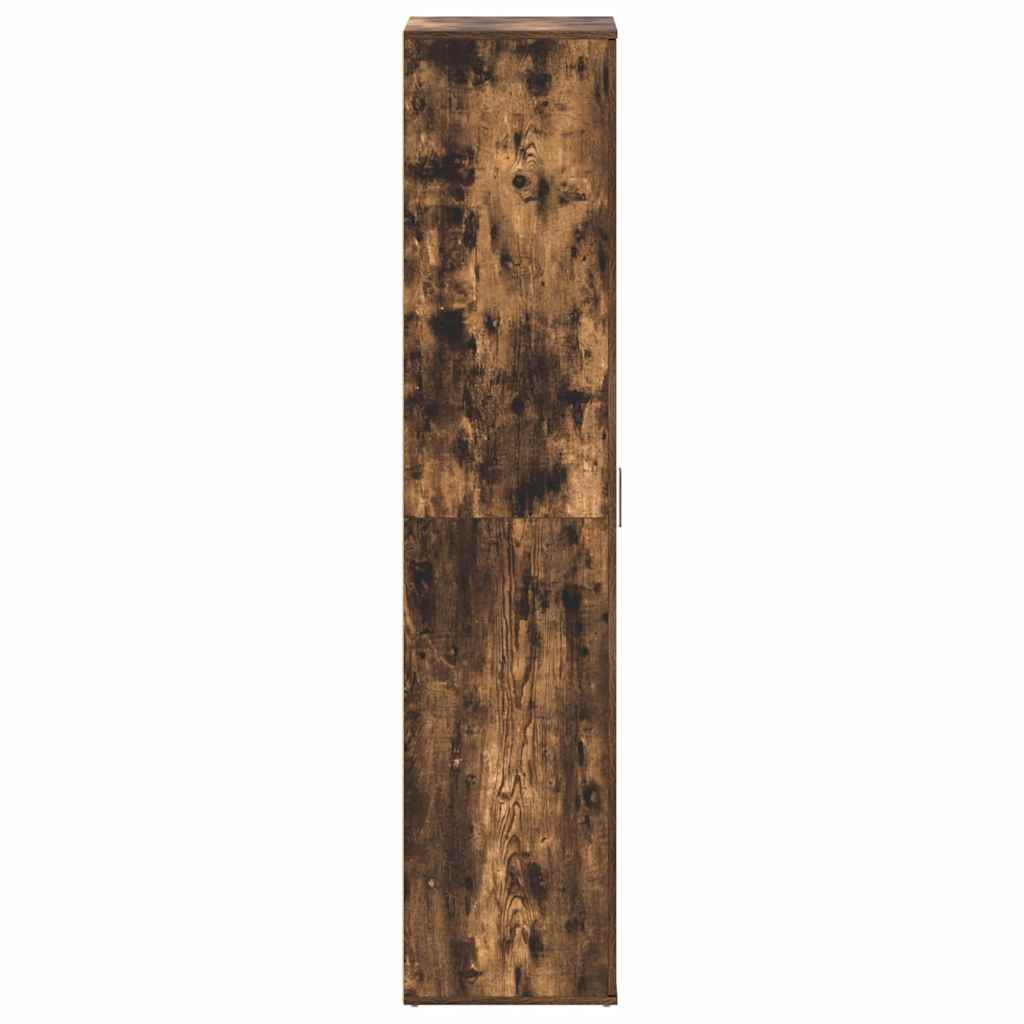 Shoe Cabinet with Door Brown 80 x 39 x 180 cm Engineered wood