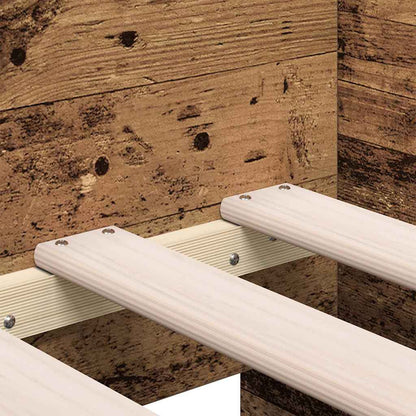 Daybed Frame with Drawers Old wood 90 x 200 cm Engineered wood