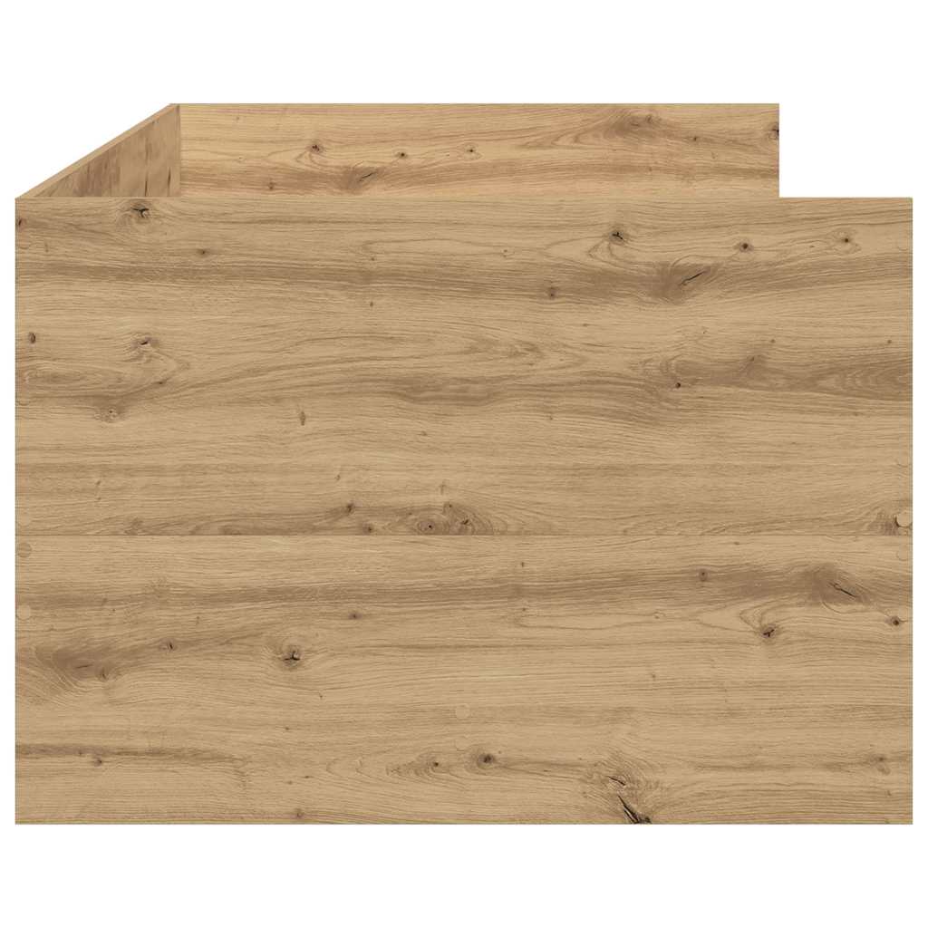 Daybed with Headboard Artisan Oak 90 x 200 cm Engineered Wood