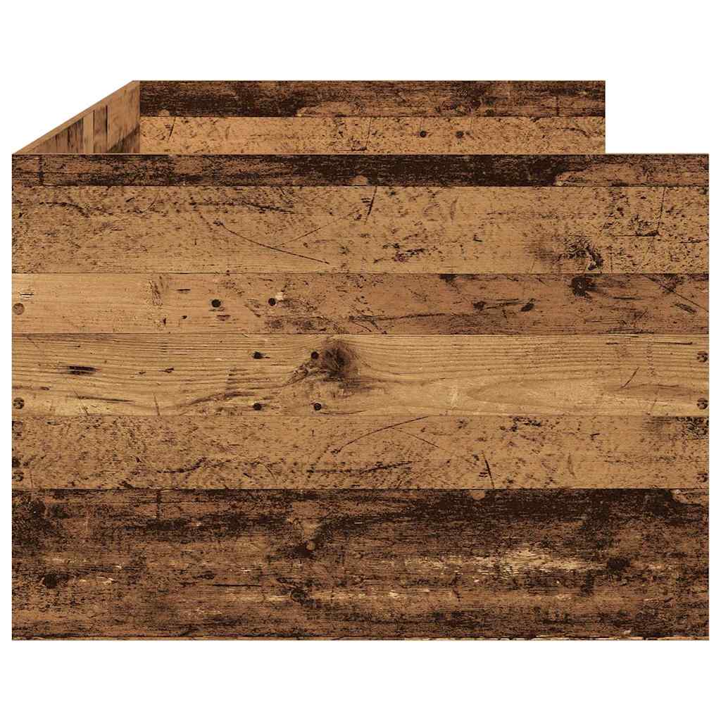 Daybed with Headboard Old Wood 90 x 190 cm Engineered Wood