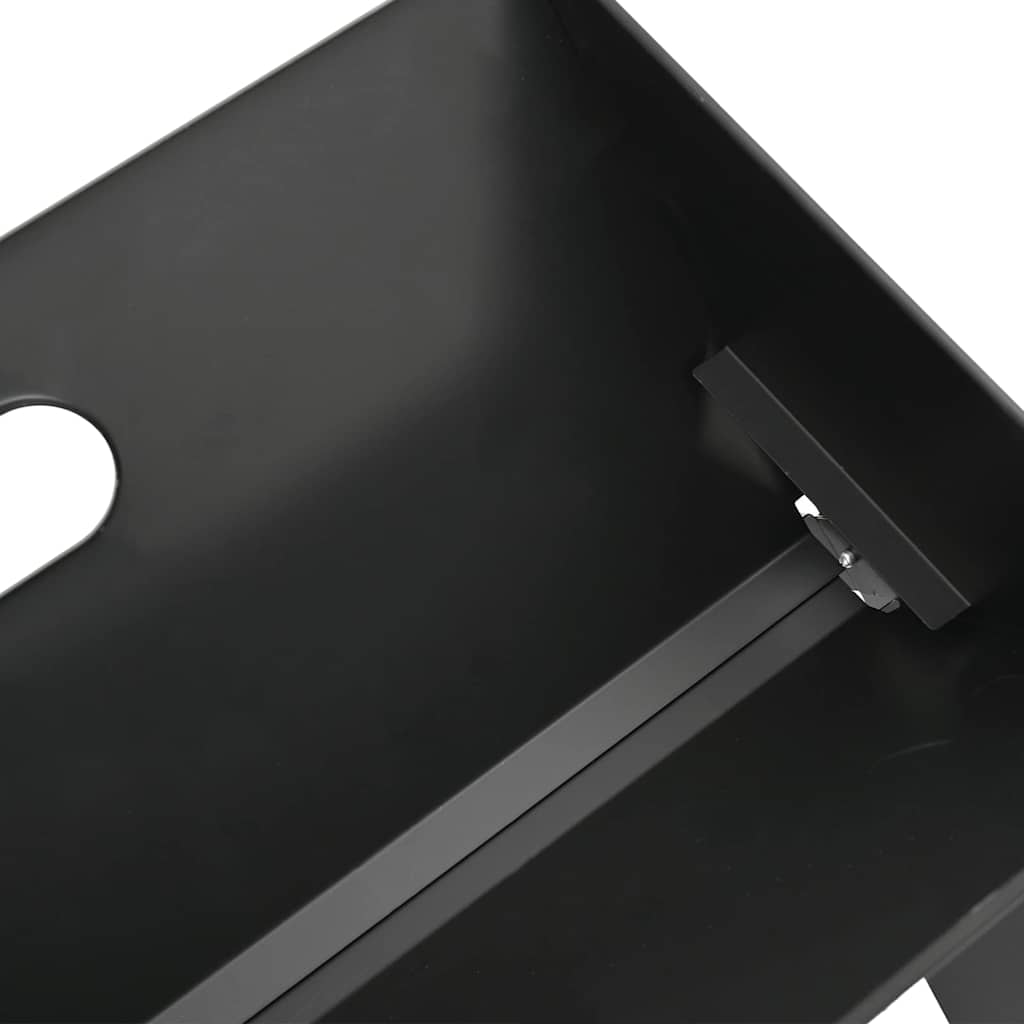 Outdoor Grill Black 46 x 30 x 31 cm Steel