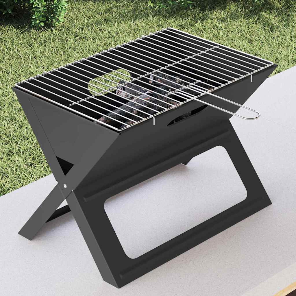 Outdoor Grill Black 46 x 30 x 31 cm Steel