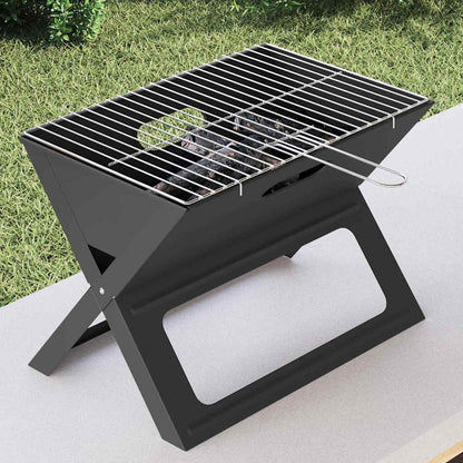 Outdoor Grill Black 46 x 30 x 31 cm Steel