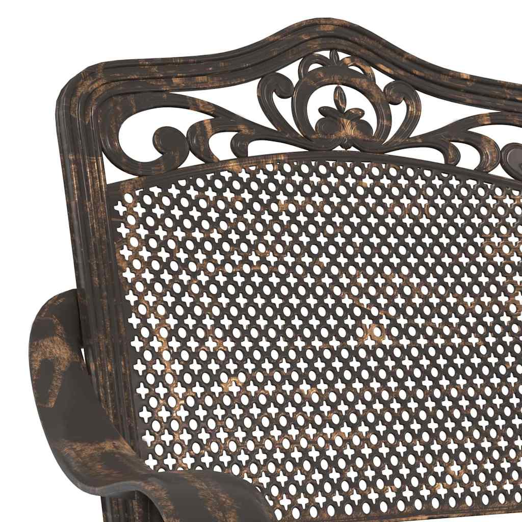 Garden Chair 2 pcs Bronze 55 x 56.5 x 91cm Aluminium