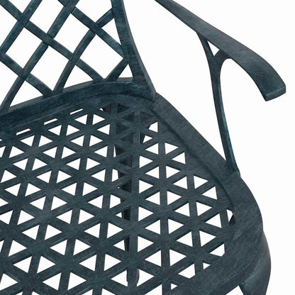 Garden Chair Green 61 x 60.5 x 93cm Aluminium