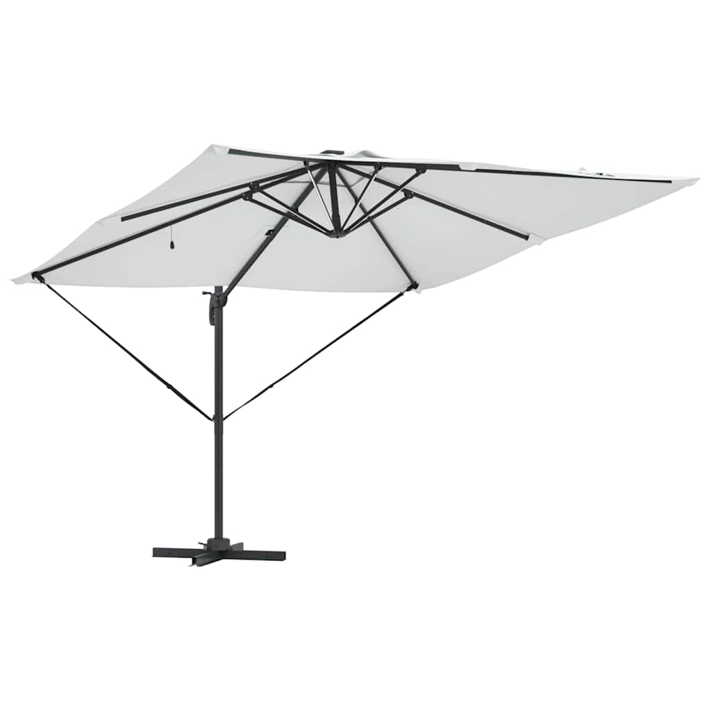 Parasol Sand 286 x 285 x 270 cm Aluminium