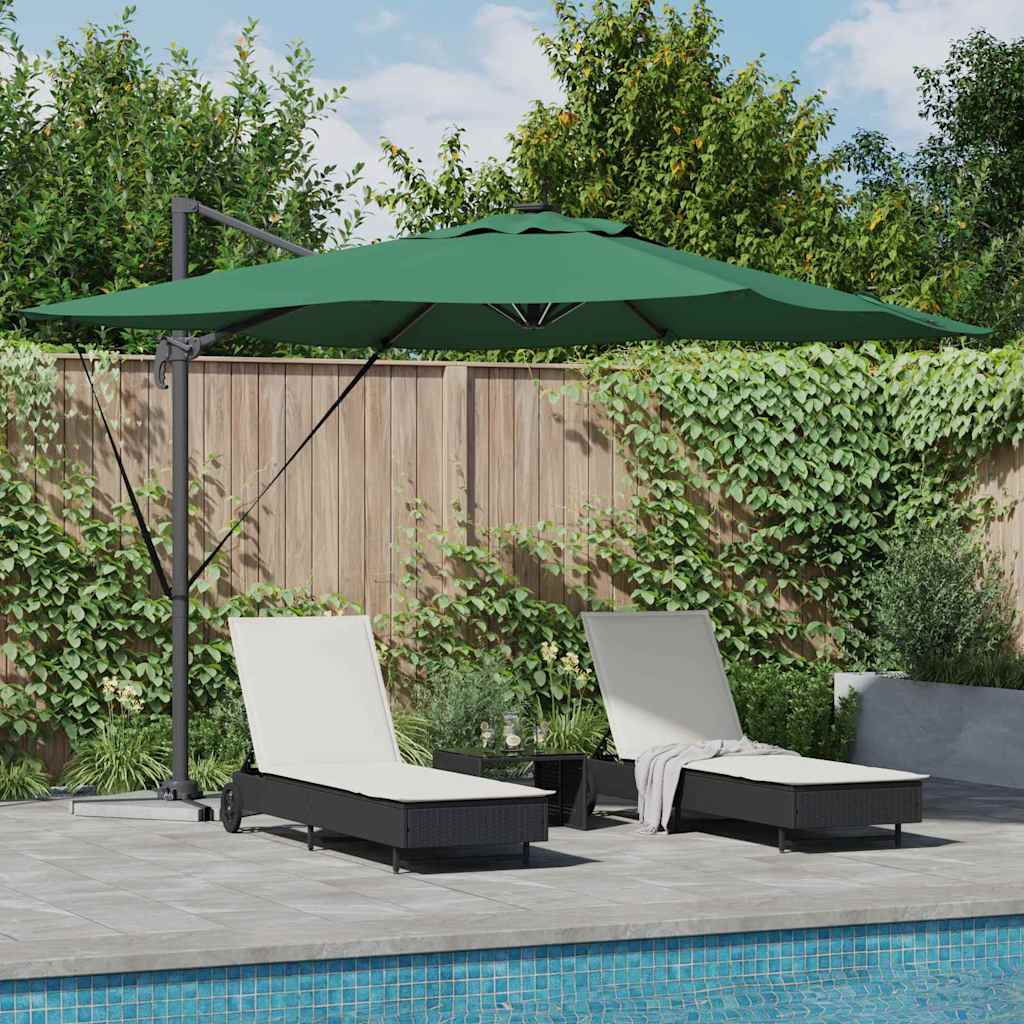 Parasol Green 286 x 285 x 270 cm Aluminium