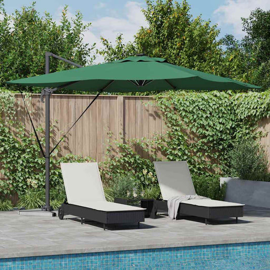 Parasol Green 286 x 285 x 270 cm Aluminium