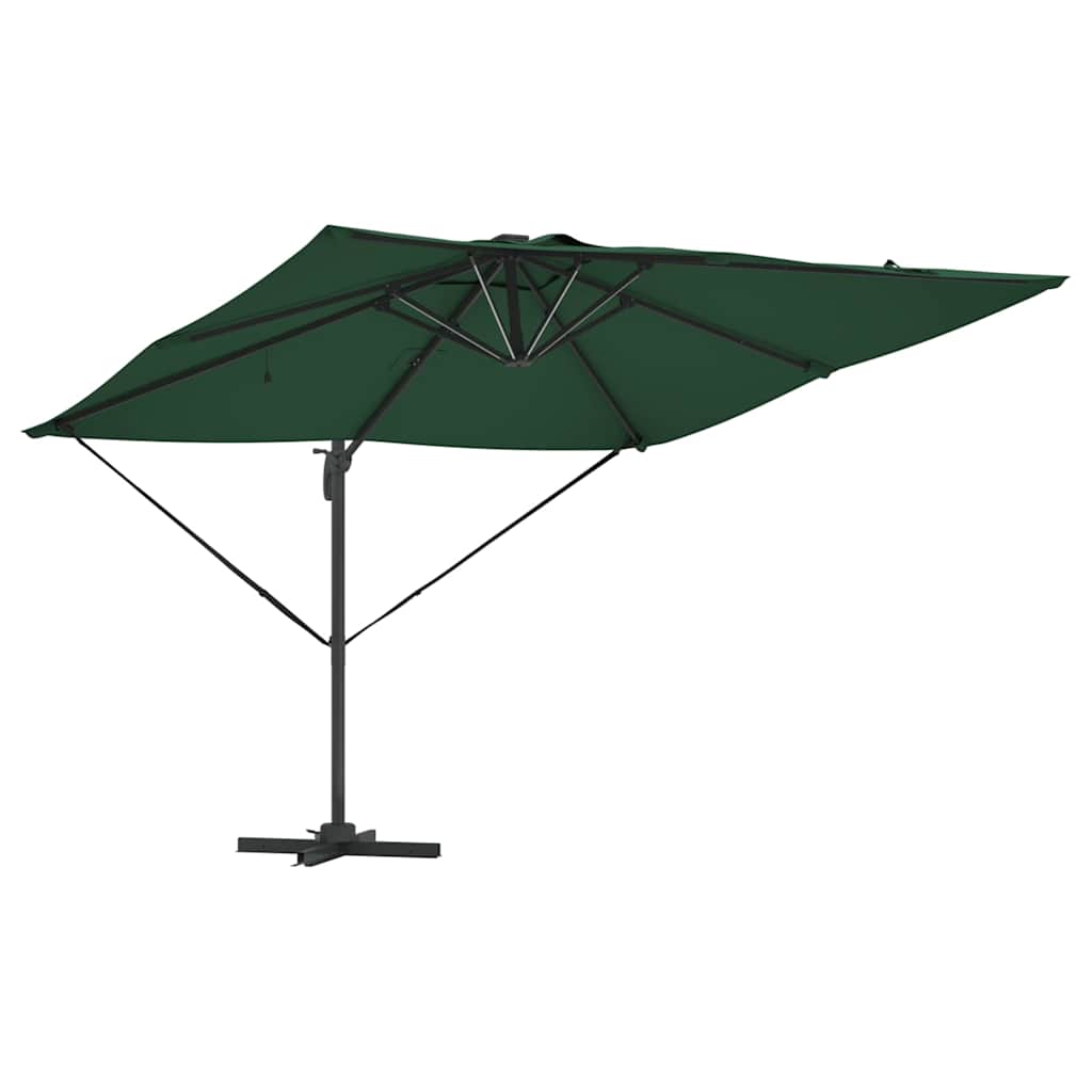 Parasol Green 286 x 285 x 270 cm Aluminium