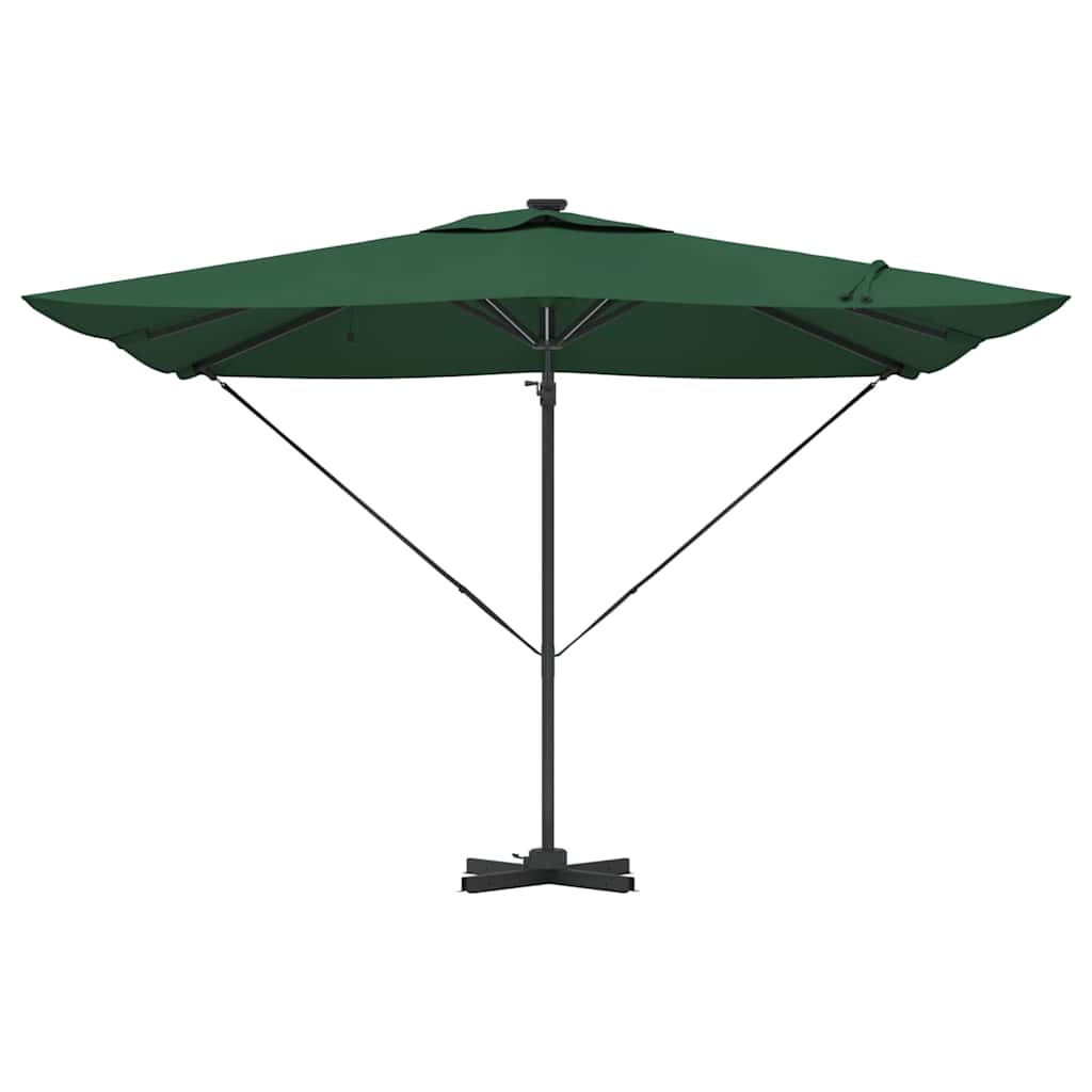 Parasol Green 286 x 285 x 270 cm Aluminium
