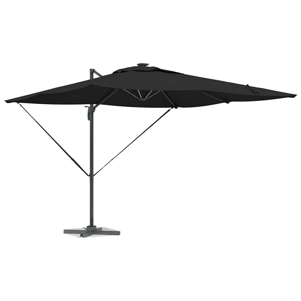 Parasol Black 286 x 285 x 270 cm Aluminium
