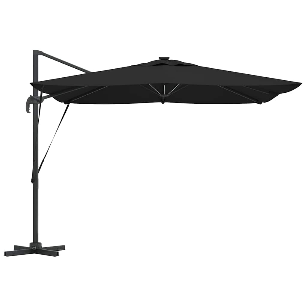 Parasol Black 286 x 285 x 270 cm Aluminium