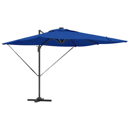 Parasol Azure blue 286 x 285 x 270 cm Aluminium