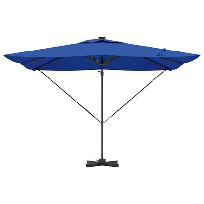 Parasol Azure blue 286 x 285 x 270 cm Aluminium