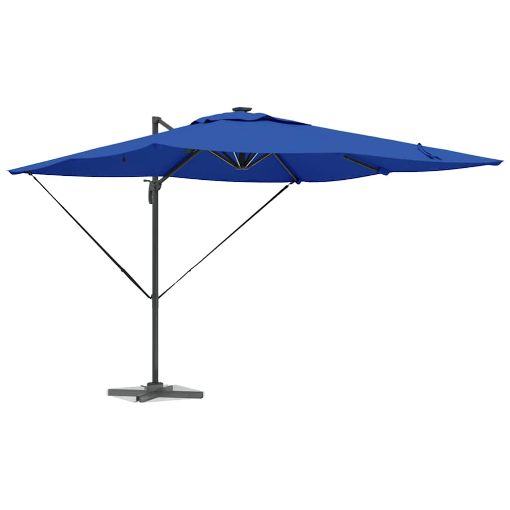 Parasol Azure blue 286 x 285 x 270 cm Aluminium