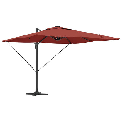 Parasol Terracotta 286 x 285 x 270 cm Aluminium