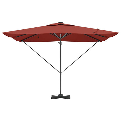 Parasol Terracotta 286 x 285 x 270 cm Aluminium