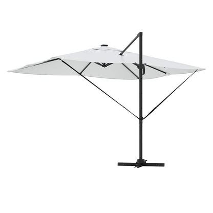 Cantilever Roma Parasol Beige and Black 352 x 251 x 265 cm