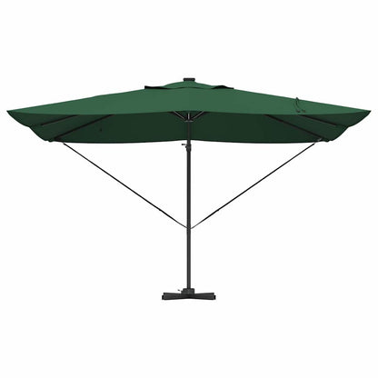Cantilever Roma Parasol Green and Black 352 x 251 x 265 cm