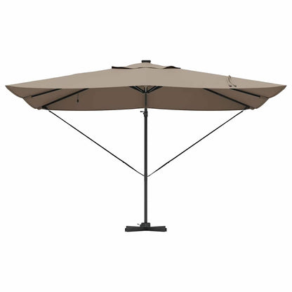 Cantilever Roma Parasol Taupe and Black 352 x 251 x 265 cm