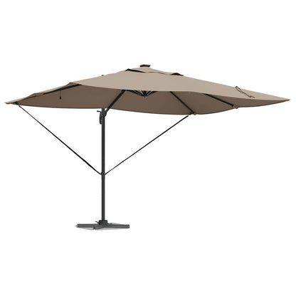 Cantilever Roma Parasol Taupe and Black 352 x 251 x 265 cm