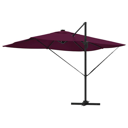 Cantilever Roma Parasol Manual Red and Black 352 x 251 x 265 cm