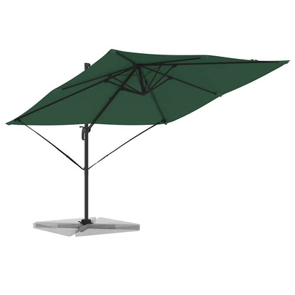 Roma Parasol Green 286 x 285 x 265 cm Polyester and Aluminium