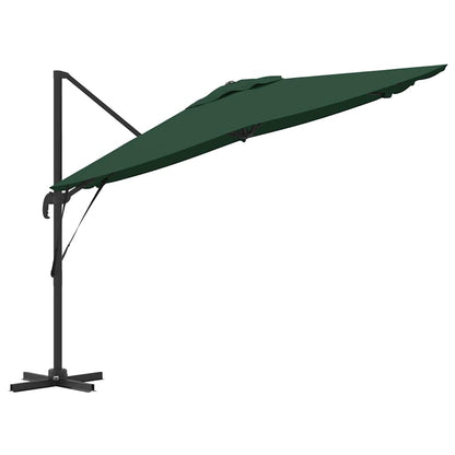 Roma Parasol Green 286 x 285 x 265 cm Polyester and Aluminium