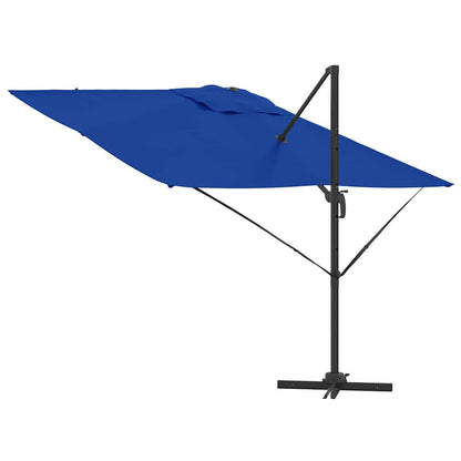 Roma Parasol Blue 286 x 285 x 265 cm Polyester and Aluminium