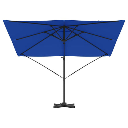 Roma Parasol Blue 286 x 285 x 265 cm Polyester and Aluminium