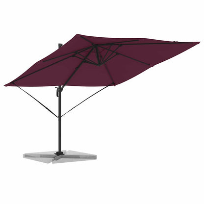 Roma Parasol Red 286 x 285 x 265 cm Polyester and Aluminium