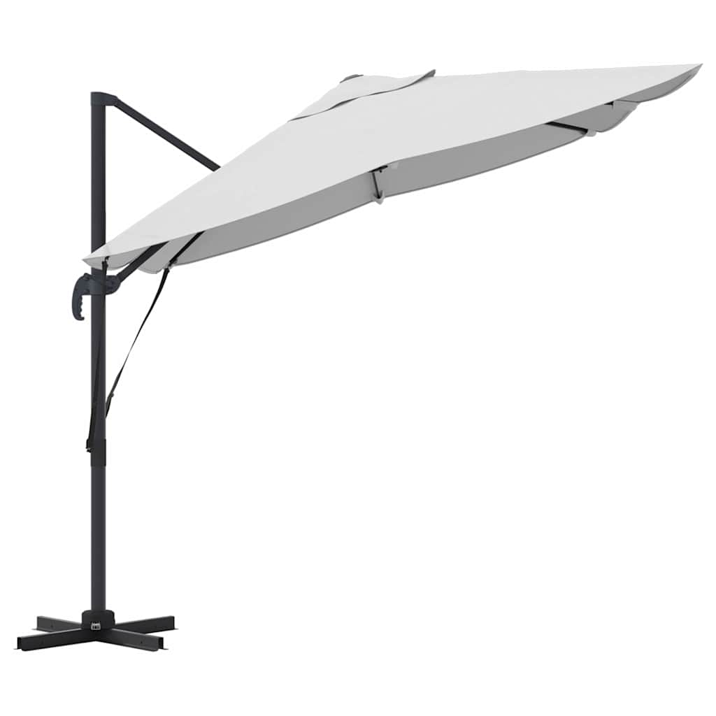 Cantilever Roma Parasol Beige and Black 352 x 251 x 260 cm