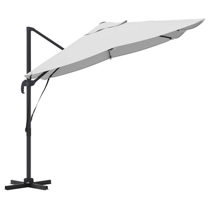 Cantilever Roma Parasol Beige and Black 352 x 251 x 260 cm