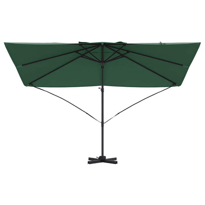 Cantilever Roma Parasol Green and Black 352 x 251 x 260 cm