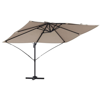 Cantilever Roma Parasol Taupe and Black 352 x 251 x 260 cm
