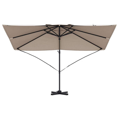 Cantilever Roma Parasol Taupe and Black 352 x 251 x 260 cm