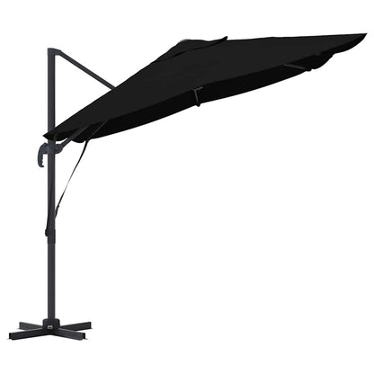 Cantilever Roma Parasol Black and Black 352 x 251 x 260 cm
