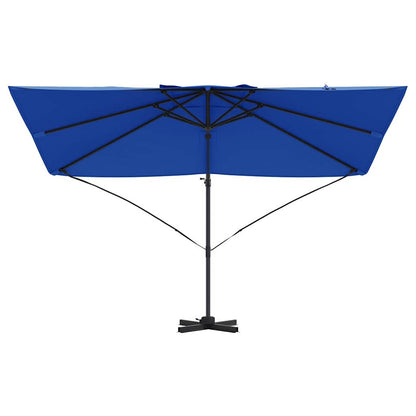 Cantilever Roma Parasol Blue and Black 352 x 251 x 260 cm