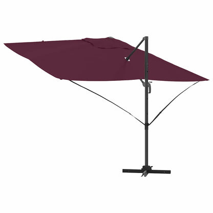 Cantilever Roma Parasol Red and Black 352 x 251 x 260 cm