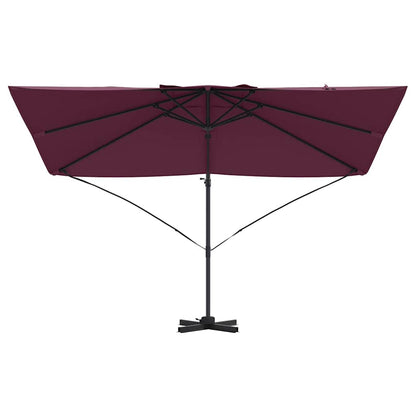 Cantilever Roma Parasol Red and Black 352 x 251 x 260 cm