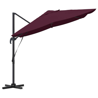 Cantilever Roma Parasol Red and Black 352 x 251 x 260 cm