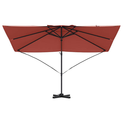 Cantilever Roma Parasol Red and Black 352 x 251 x 260 cm