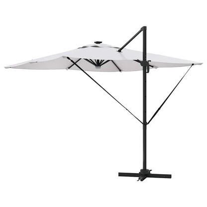Roma Parasol Beige 286 x 285 x 270 cm Aluminium and Polyester